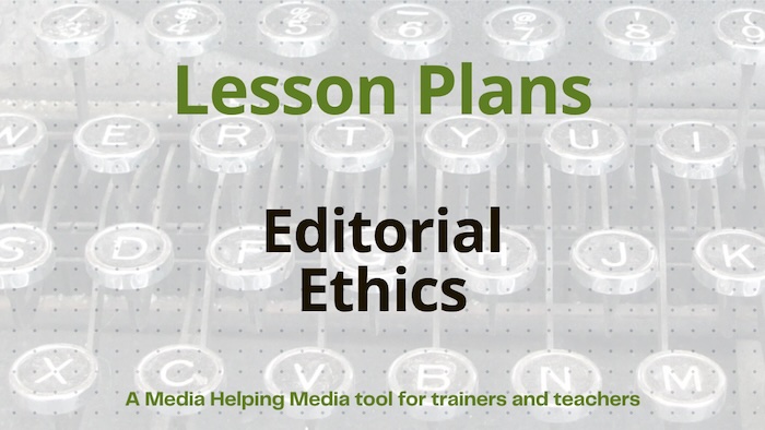 Graphic for a Media Helping Media lesson plan