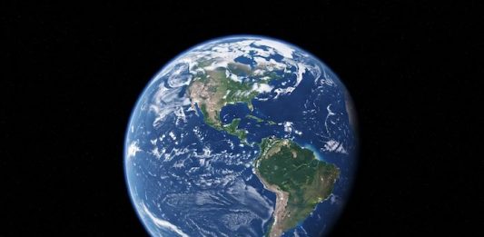 Image of the earth from space created with Gemini Imagen 3 AI by Media Helping Media