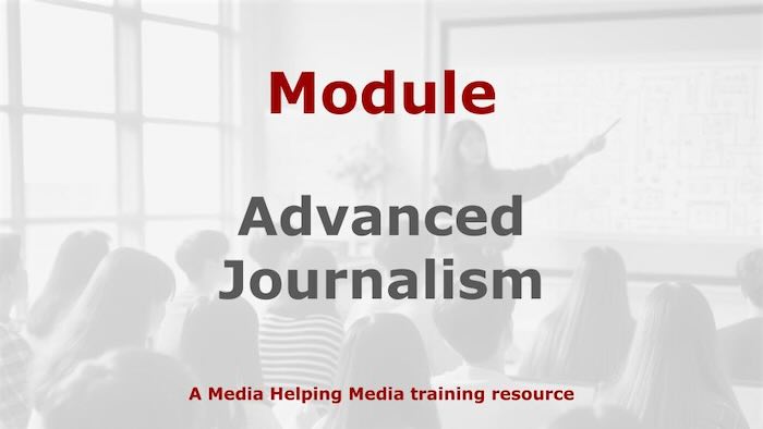 Graphic for a Media Helping Media course module