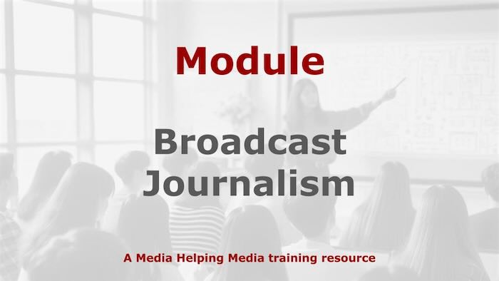 Graphic for a Media Helping Media course module