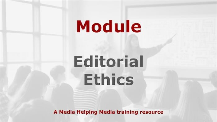 Graphic for a Media Helping Media course module