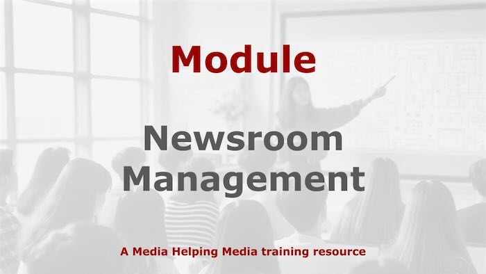 Graphic for a Media Helping Media course module