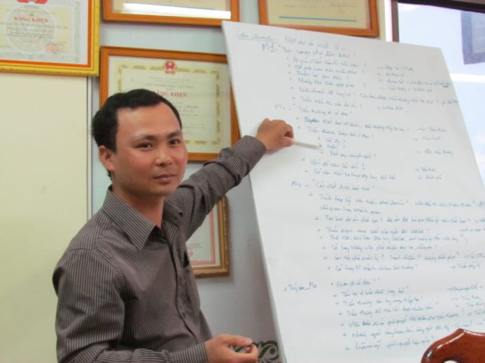 Photograph of Journalism training in Vietnam by David Brewer released via Creative Commons