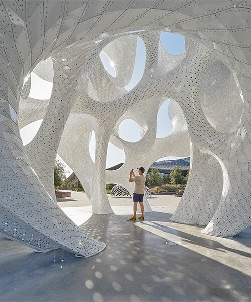 MARC FORNES / THEVERYMANY sculpts 'the orb' pavilion at google's campus