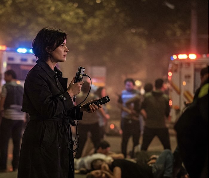 Image of a journalist covering a traumatic incident created with Google Gemini AI by Media Helping Media