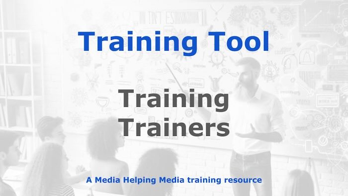 A Media Helping Media Training Tool